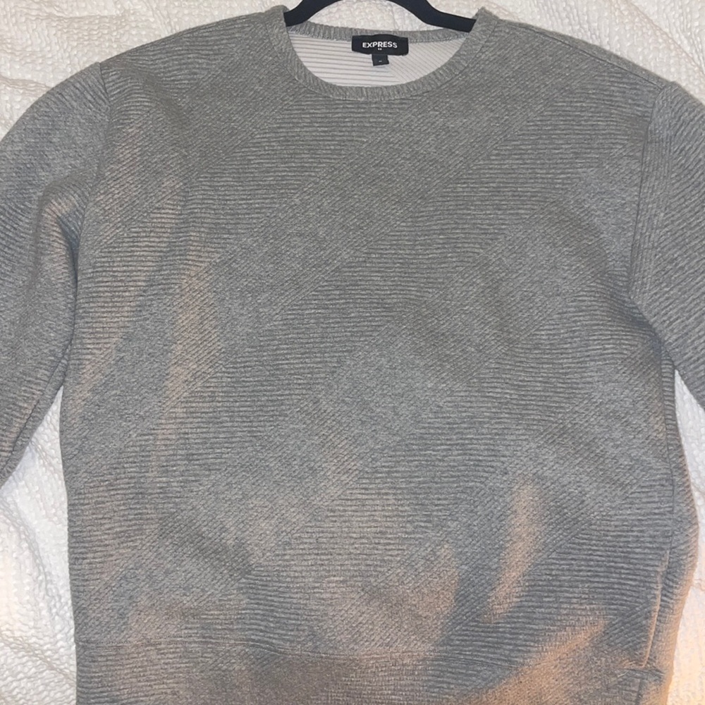 Express gray crewneck sweatshirt